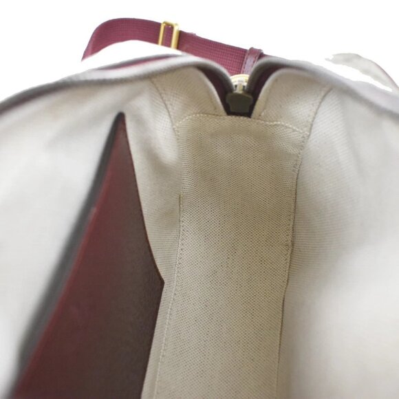 GUCCI Marmont GG Pattern Shoulder Bag Supreme Leather Canvas Brown Red - Picture 15 of 15